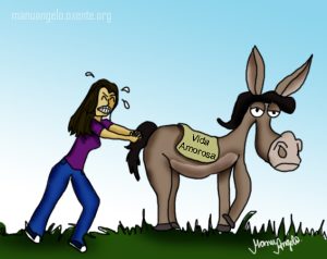 O cavalo que não virava