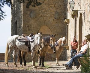 Uma viagem pela Toscana a cavalo