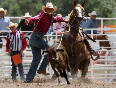 Marcos Alan Costa liderando temporada 2018 da PRCA