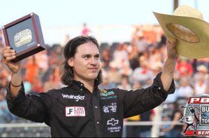 Lawrence ganhou pela primeira vez uma etapa da PBR