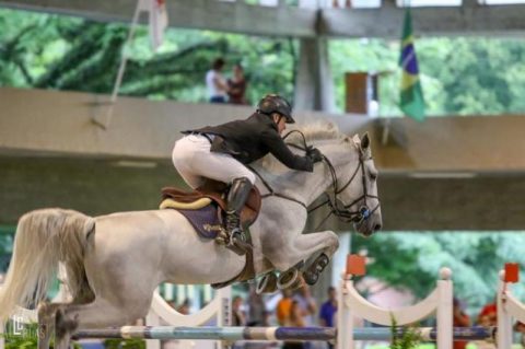 Elite do hipismo no Internacional Indoor em Sampa