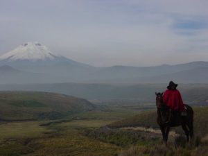 Cavalgar no Equador