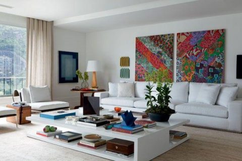 A importância dos quadros na decoração