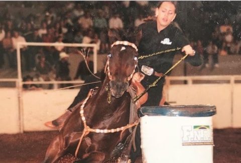 Aline Lima conta um pouco da sua época de rodeios