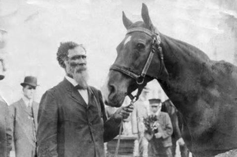 Beautiful Jim Key, um cavalo famoso na década de 1900