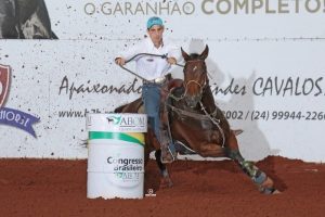 Primeira prova de Três tambores na Fazenda Barrinha