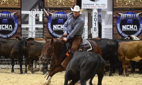 Primeiros campeões do NCHA Summer Spectacular Derby no pódio