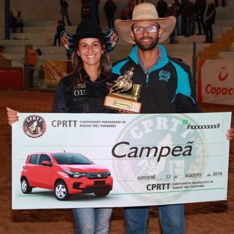 Pamella Pinheiro é a grande Campeã CPRTT 2018 de Três Tambores!