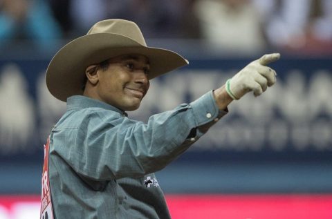 Junior Nogueira ficou em segundo lugar na etapa da PRCA em Logandale