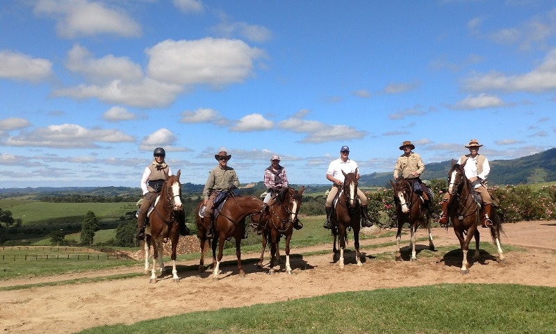 Cavalgada no Rancho da Bela Vista, em Andradas/MG