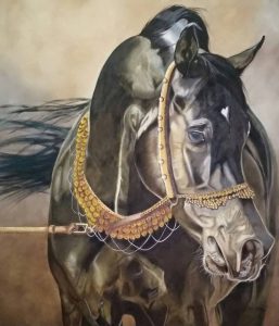 Paixão por cavalos que virou arte!