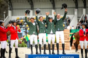 Ouro para o time brasileiro de Salto nos Jogos Pan-americanos de Lima