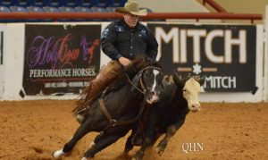 Garanhão negro vence prova de Working Cow Horse pela SRCHA