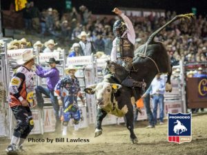 Sage Kimzey levou seu quarto título do PRCA Xtreme Bulls