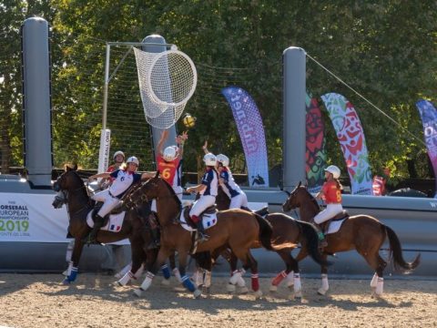 Horseball une três esportes em um só