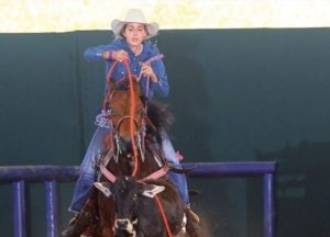 Lívia Maria é laçadora de destaque no Breakaway Roping