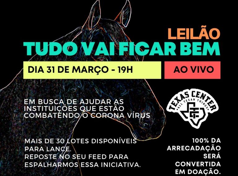 Leilão irá reverter renda para instituições de saúde que combatem o COVID-19
