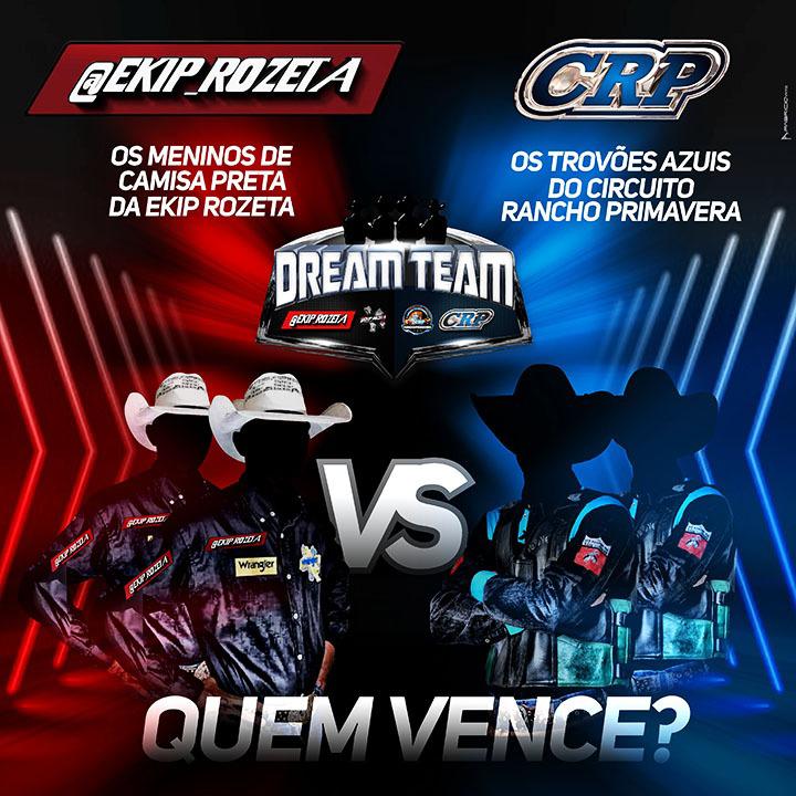 A disputa nomeada como Dream Team Ekipe Rozeta x CRP está de volta, dessa vez no formato online - rodeio ao vivo - e com regras inéditas