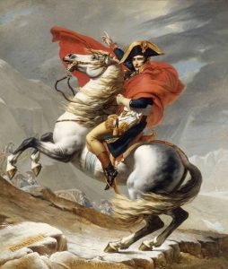 Marengo é o ‘cavalo branco’ de Napoleão Bonaparte. O nome do cavalo foi uma homenagem à Batalha de Marengo, travada pelos franceses na Itália