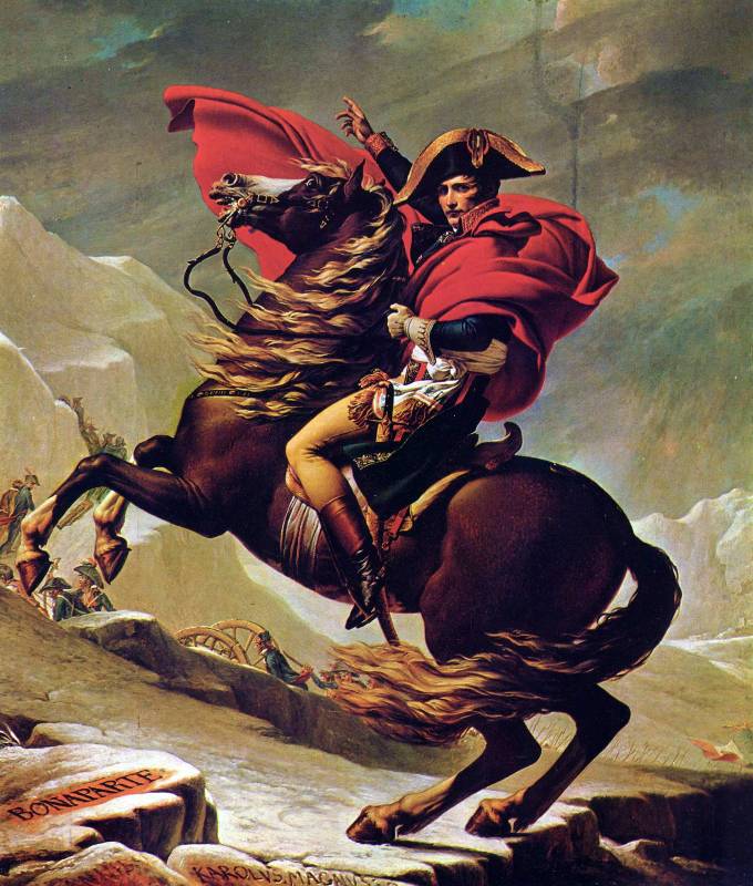 Marengo é o ‘cavalo branco’ de Napoleão Bonaparte. O nome do cavalo foi uma homenagem à Batalha de Marengo, travada pelos franceses na Itália
