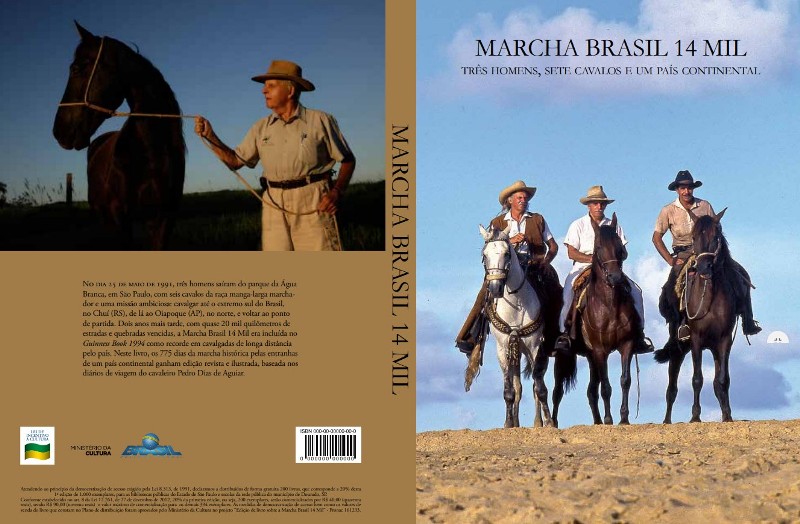 O livro ‘Marcha Brasil 14 Mil’ ganha publicação em inglês. Aos 88 anos, Pedroca Aguiar celebra edição internacional e segue em nova cavalgada 