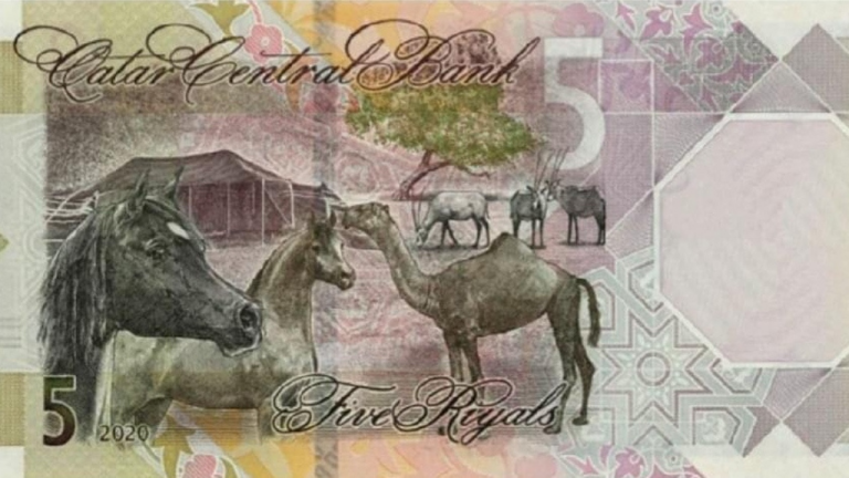 Cavalo Árabe é homenageado em moeda oficial do Qatar