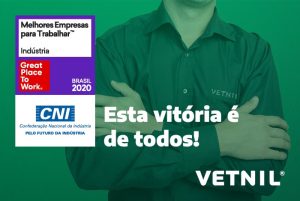 Vetnil ganha prêmio de “Melhores Empresas para Trabalhar em 2020″