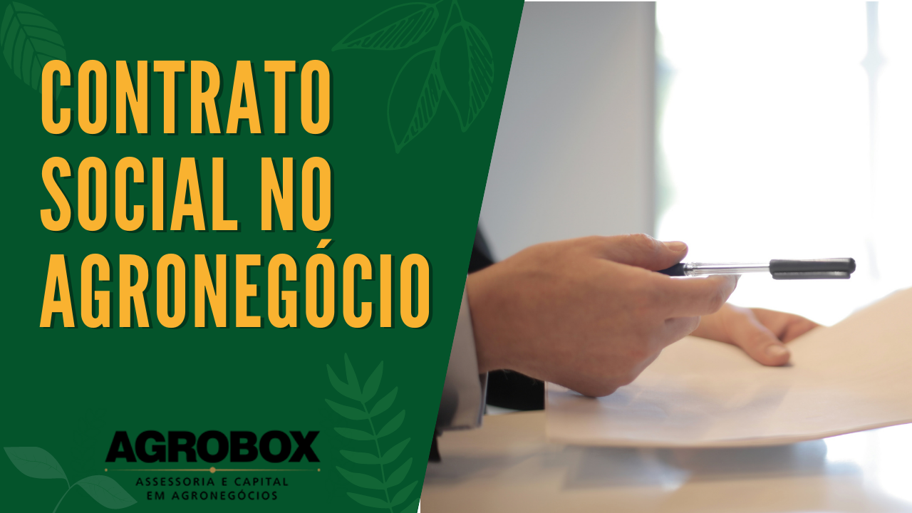 Qual é a importância do contrato social no agronegócio?