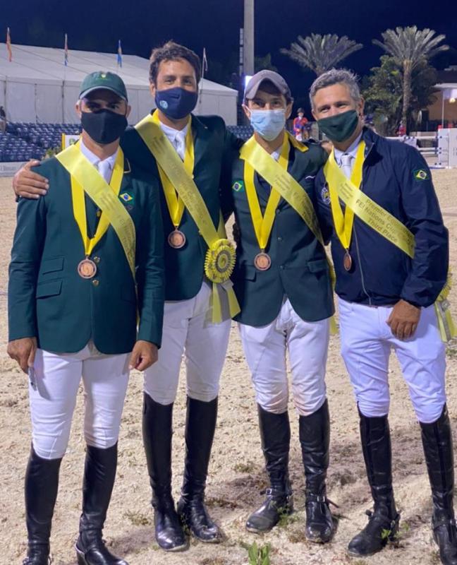 Foi a primeira Copa das Nações do ano para o Time Brasil de Salto e aconteceu durante o CSIO4* no Winter Equestrian Festival, na Flórida