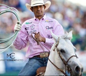 Brasileiro Junior Nogueira é o quinto melhor no Laço Pé