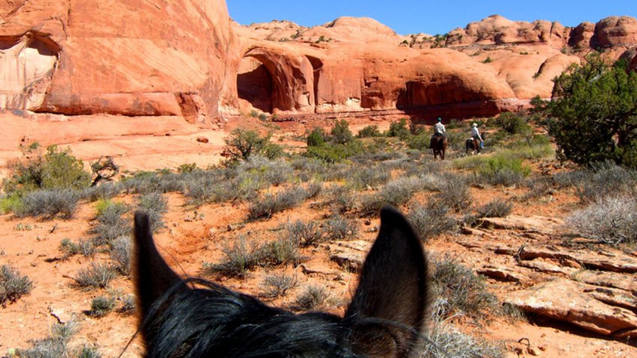 Cavalgada na Reserva Indígena Navajo