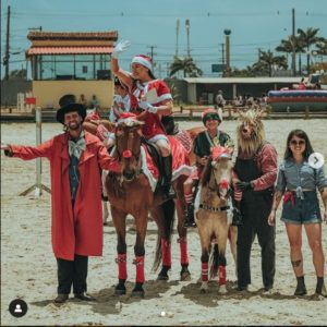 Competição de fantasias com cavalos movimenta Jockey Clube do Espírito Santo