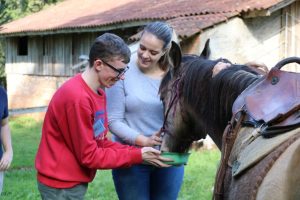 Cavalos terapeutas auxiliam no desenvolvimento cognitivo e psicológico de pessoas com deficiências