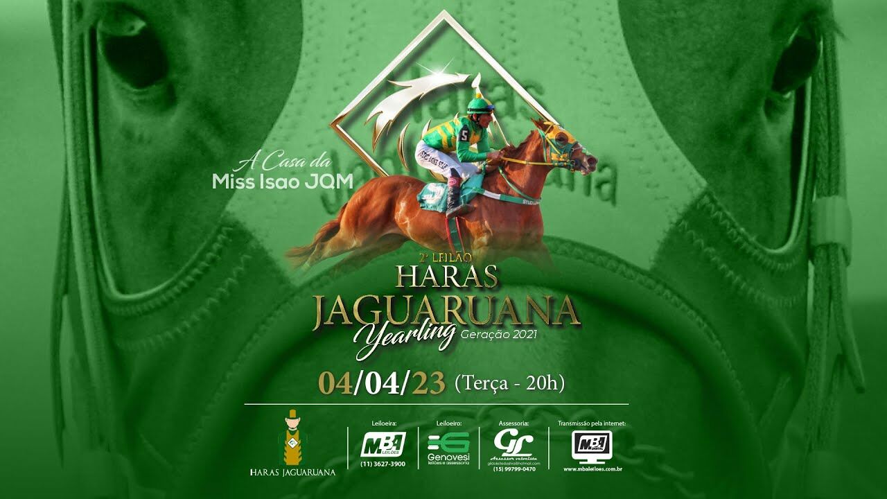 2º Leilão Haras Jaguaruana Yearling (Geração 2021)