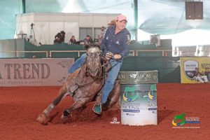 Lacey Donegan, competidora americana, participa do 46º Campeonato Nacional do Quarto de Milha