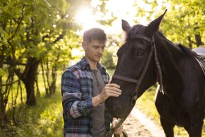 O cavalo te coloca em estado de presença!