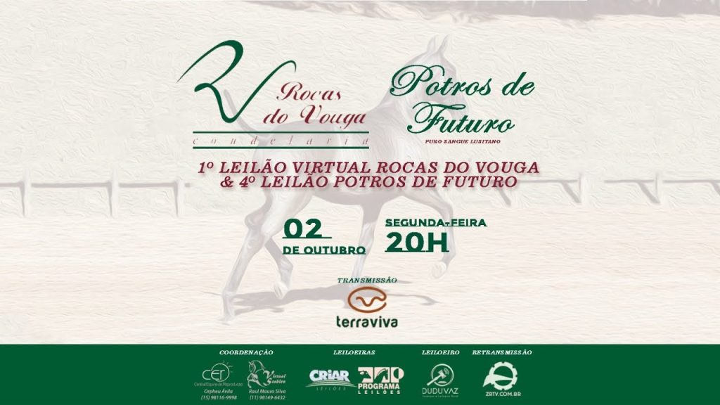 1º Leilão Rocas do Vouga & 4º Leilão Potros de Futuro