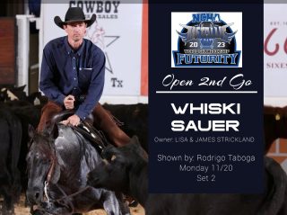 NCHA Futurity 2023 Rodrigo e Whiski Sauer