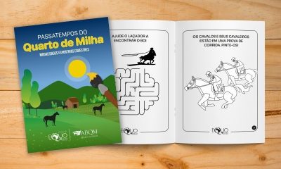 ABQM lança cartilha de atividades infantis com o Quarto de Milha