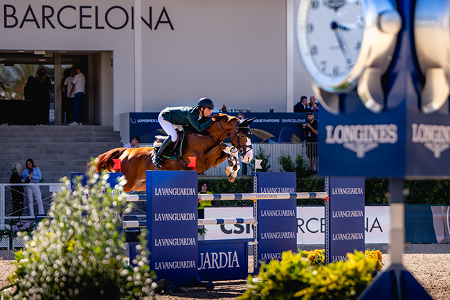 Stephan Barcha com Chevaux Hex Lup Império Egípcio fatura prova de velocidade no Internacional CSIO5* em Barcelona