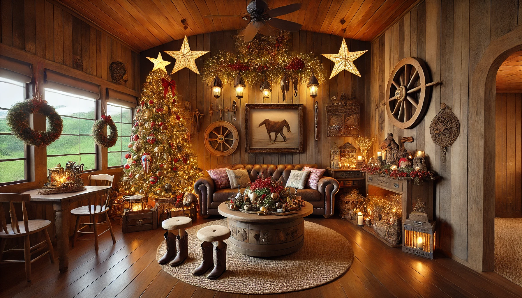 Decoração country de Natal Como levar o charme rústico para sua casa nas festas de fim de ano