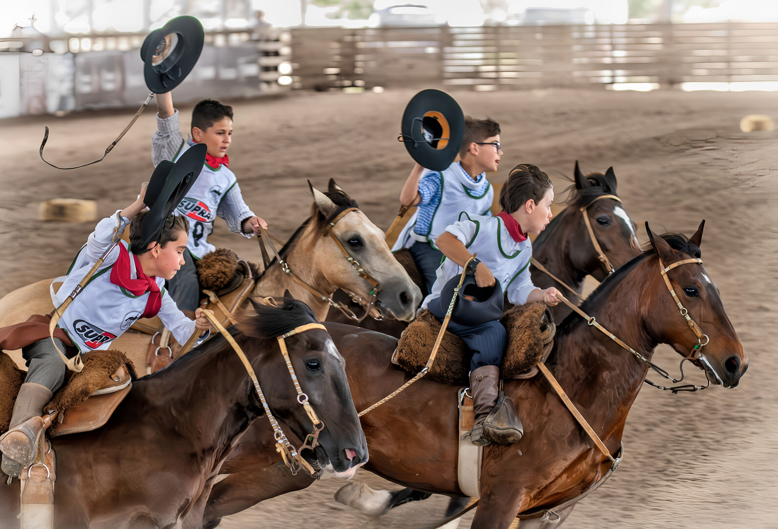 Jovens ginetes se destacam em final do Freio Jovem na arena do Cavalo Crioulo