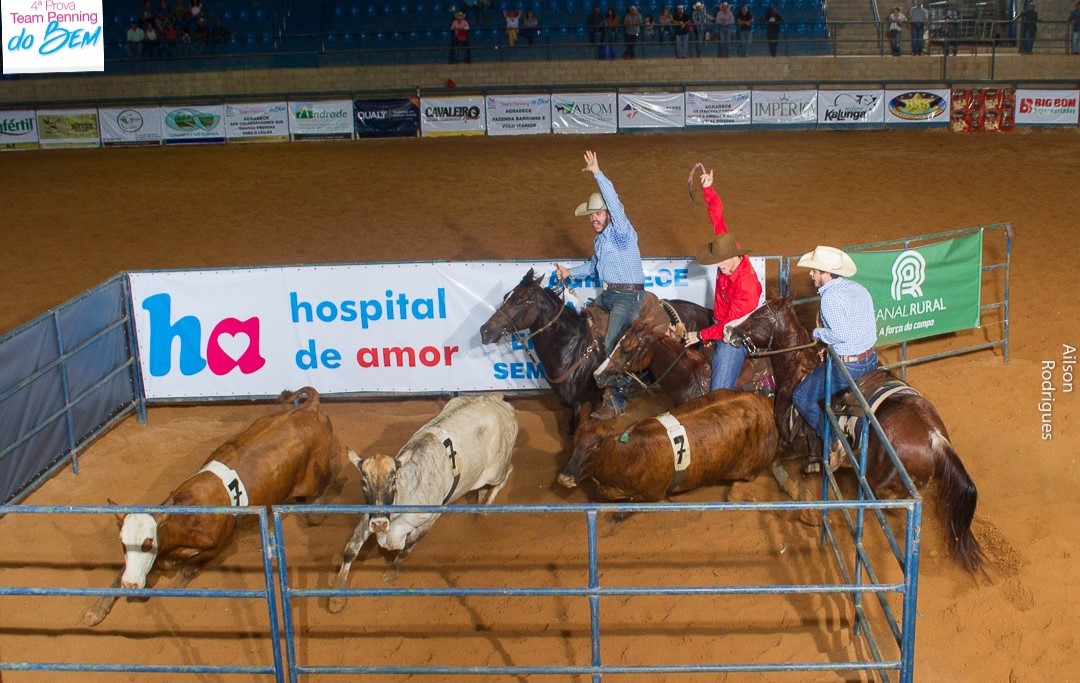 Final de semana de Prova do Bem com Team Penning, Ranch Sorting e Breakaway Roping na Fazenda Barrinha