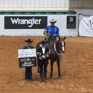 Marcos Alan Costa é tricampeão mundial AQHA no Laço Individual