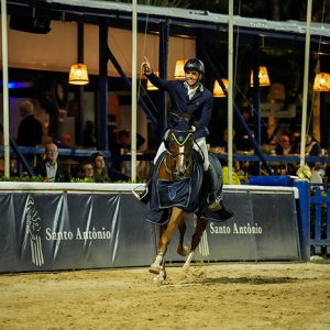Stephan Barcha, bicampeão do GP Troféu Marinho, nos 87 anos da Sociedade Hípica Brasileira
