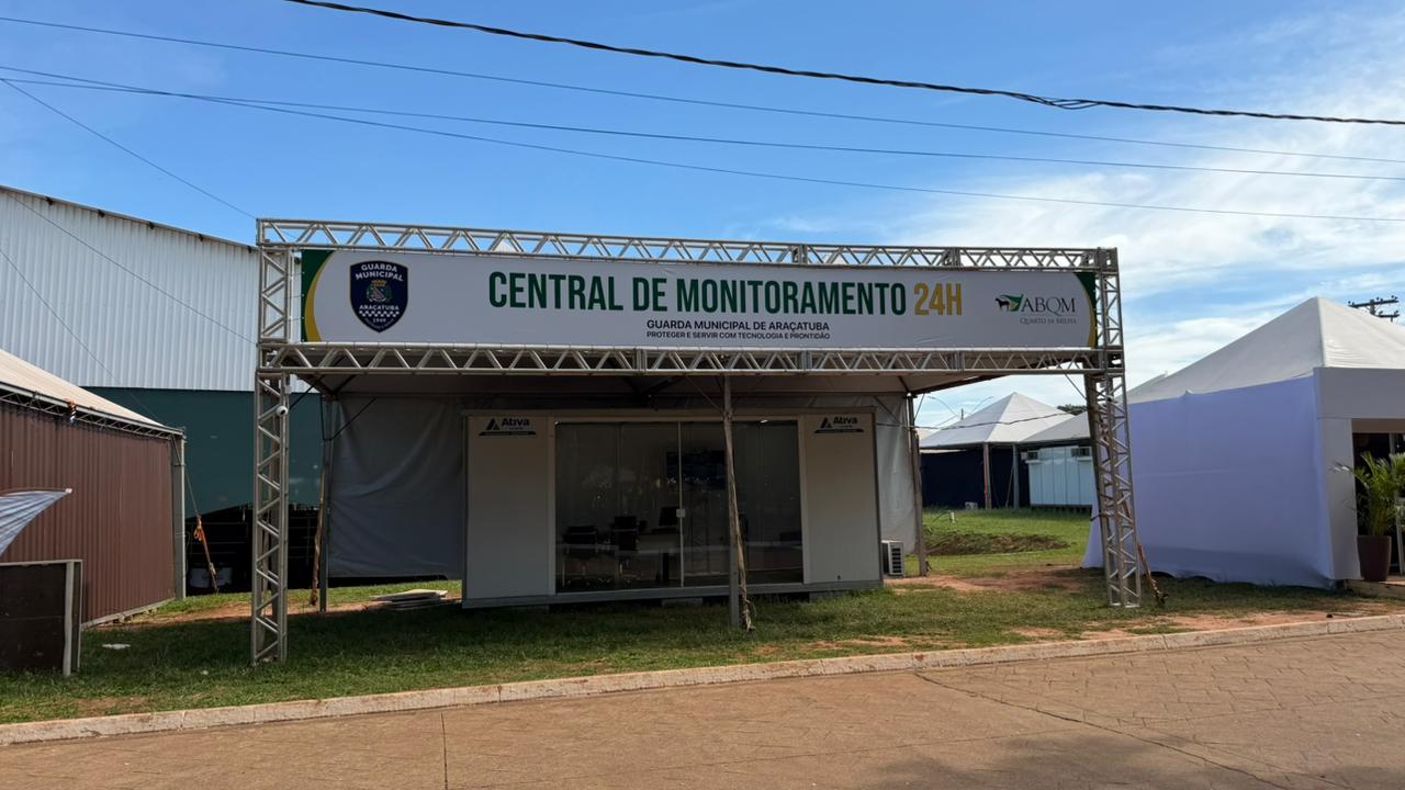 ABQM reforça segurança em Araçatuba com central de monitoramento 24 horas durante seus eventos