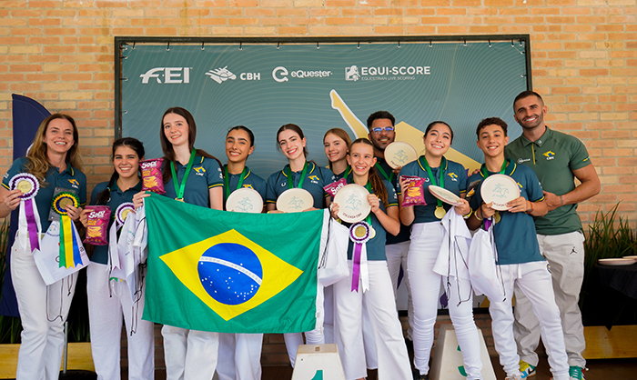 Seleção Brasileira de volteio garante vaga no Mundial de Aachen 2026 e reforça evolução técnica da modalidade